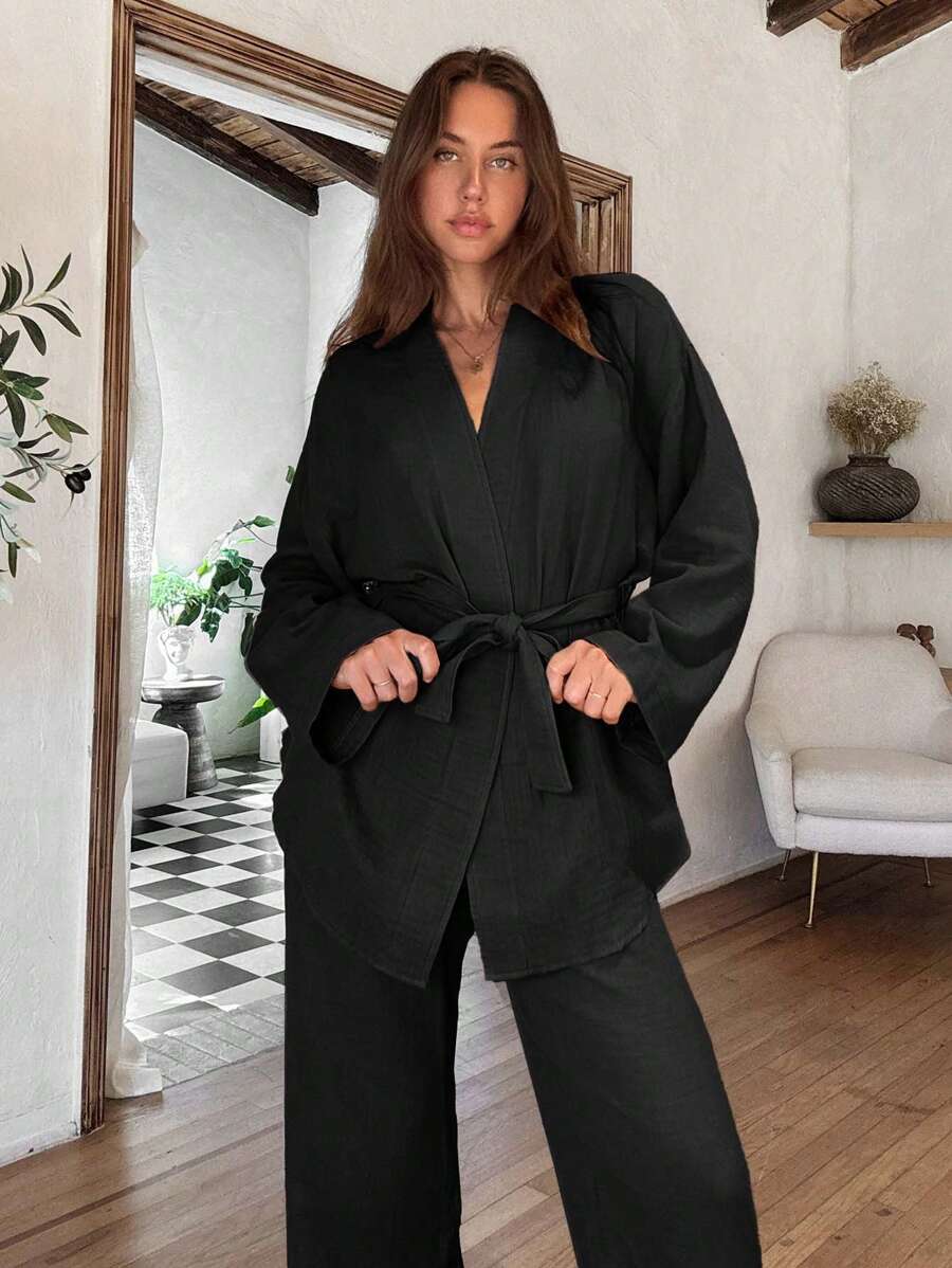 Cloudie | Boho Kimono set