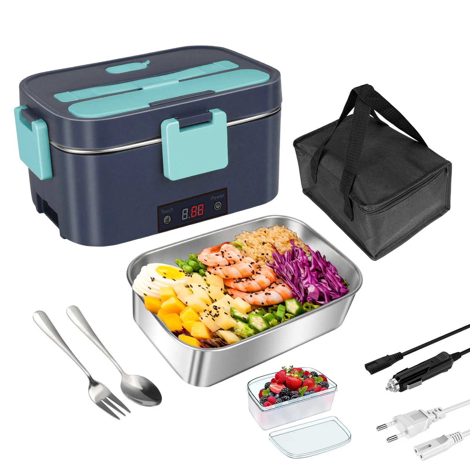 Andy | 2 in 1 elektrische draagbare lunchbox