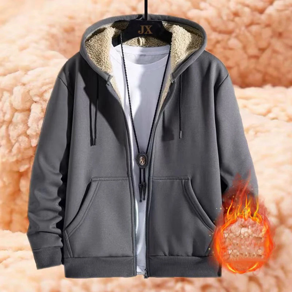 Kaaro | Warme Heren Hoodie met Fleecevoering