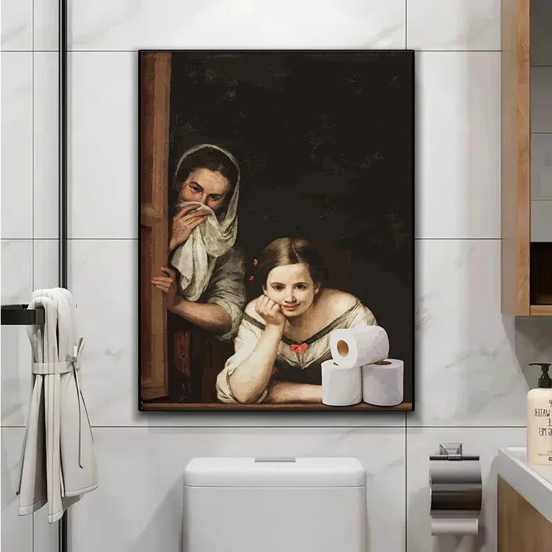 Mona - Toilet Poster Decor