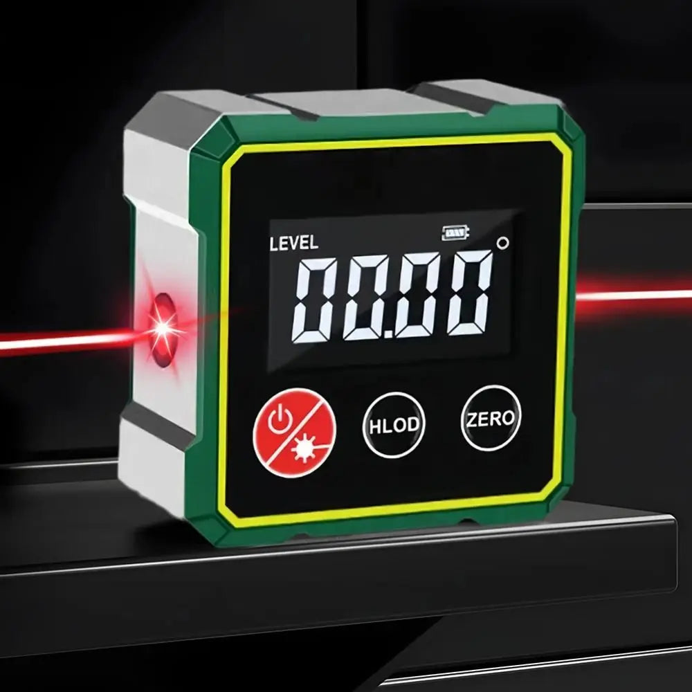 Digiline™ | Magnetische Digitale Inclinometer met Laser & LCD