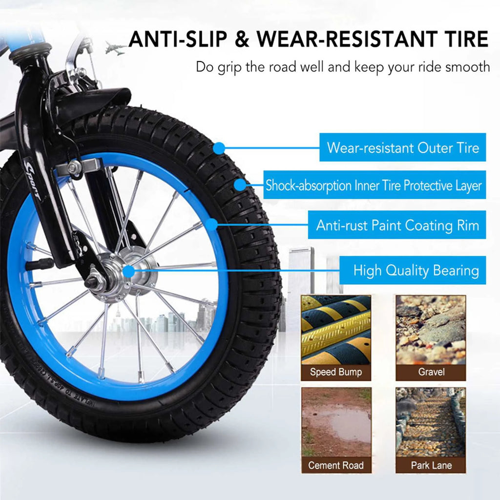 Fasty | Comfortabele 14 inch Kinderfiets met Mandje