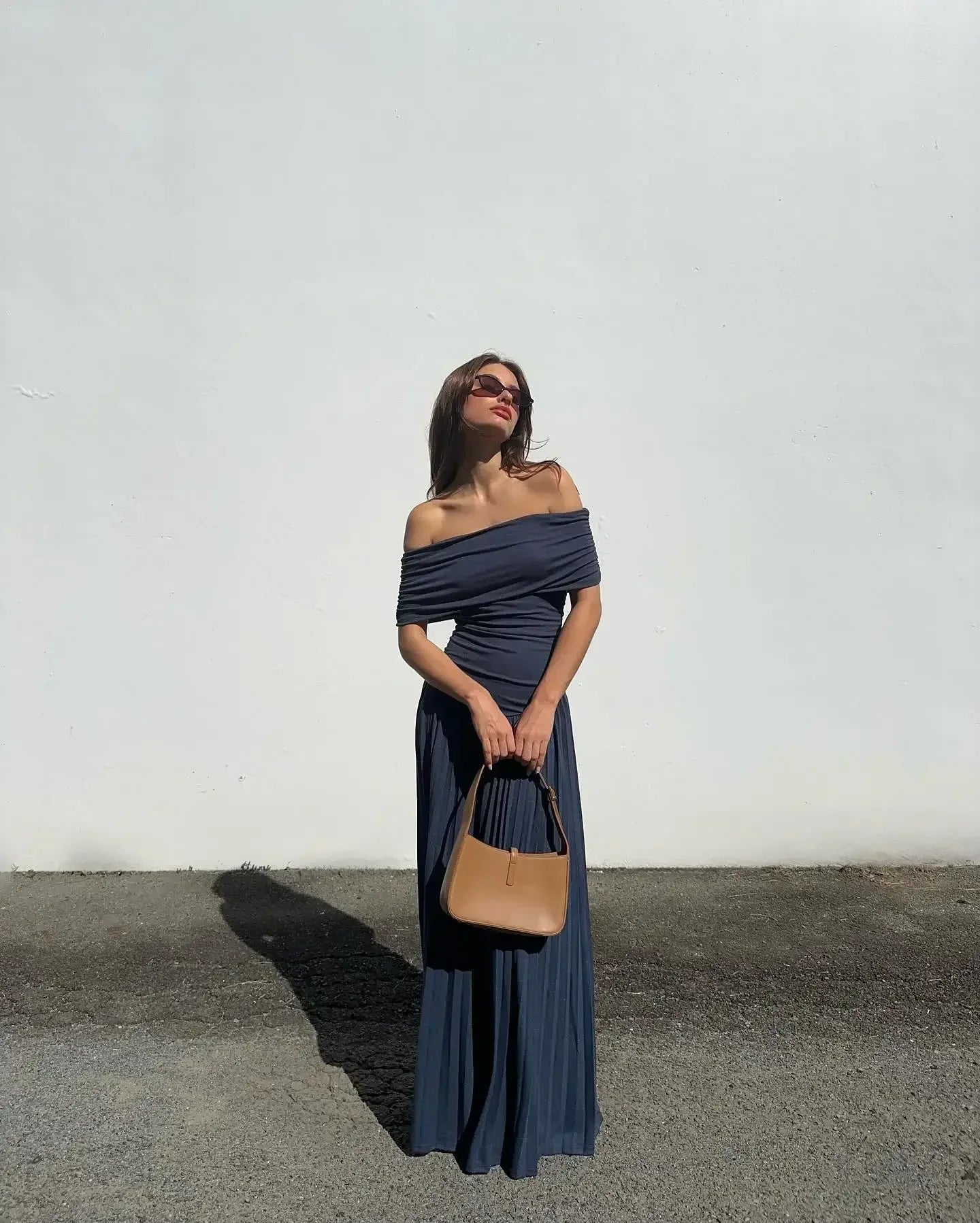 Eleanor -  Geplooide jurk