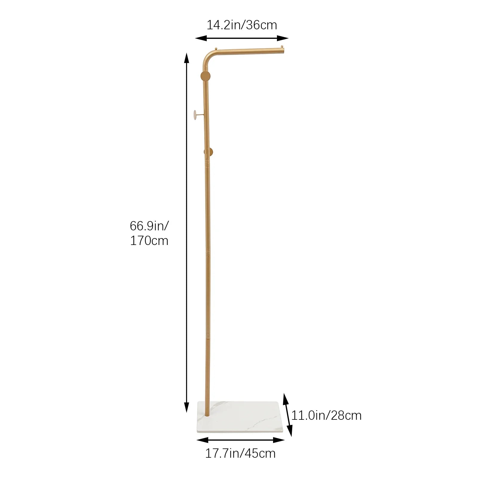 Freedo | Vrijstaande kapstok met 3 haken