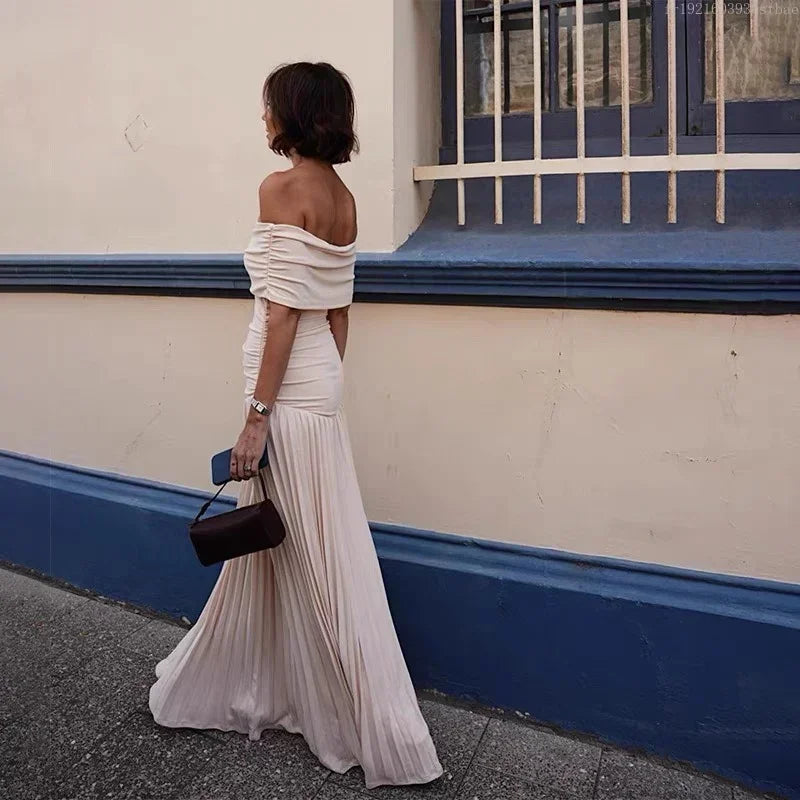 Eleanor -  Geplooide jurk