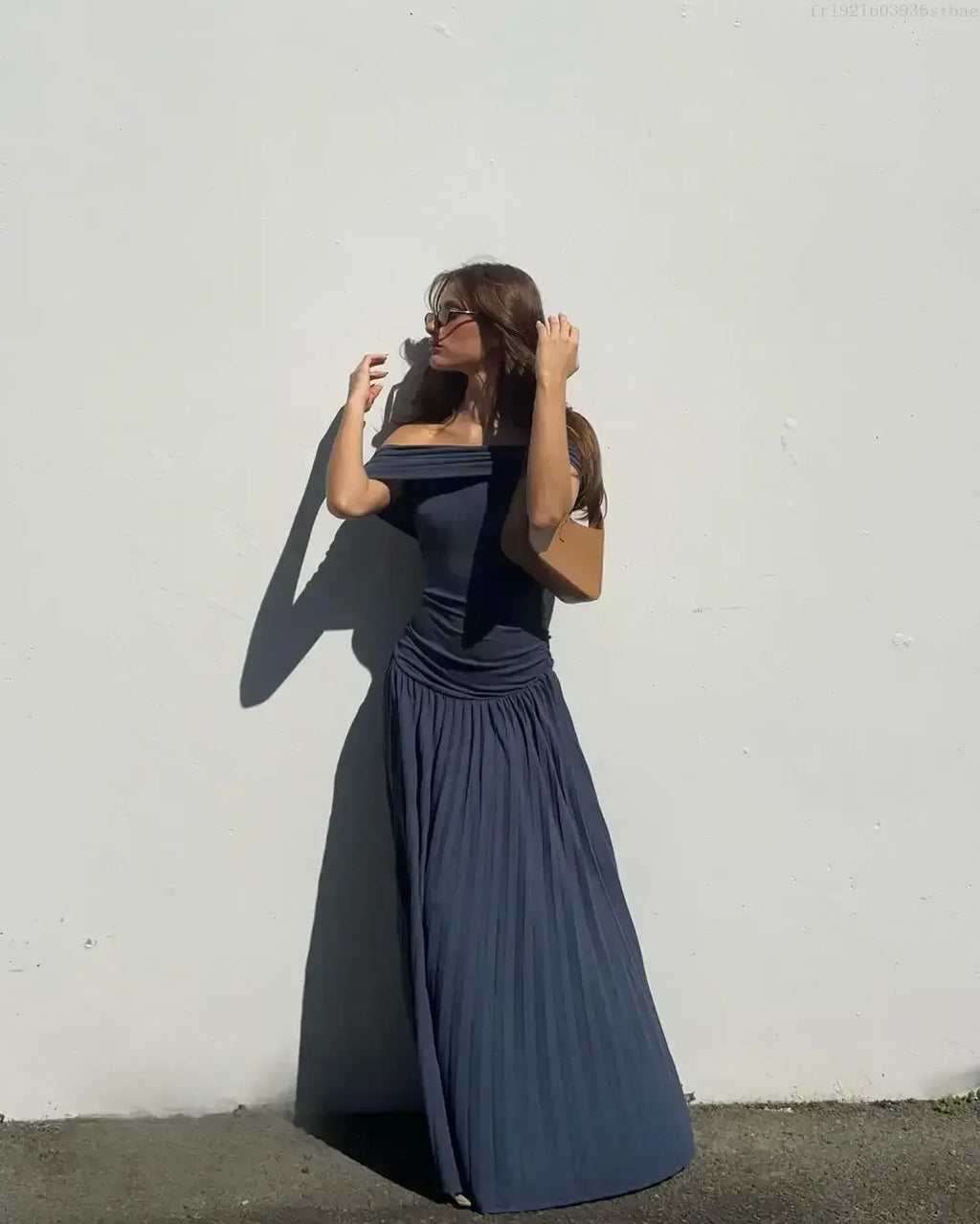 Eleanor -  Geplooide jurk