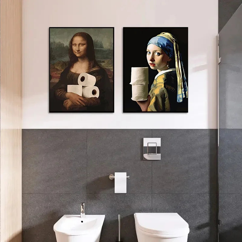 Mona - Toilet Poster Decor