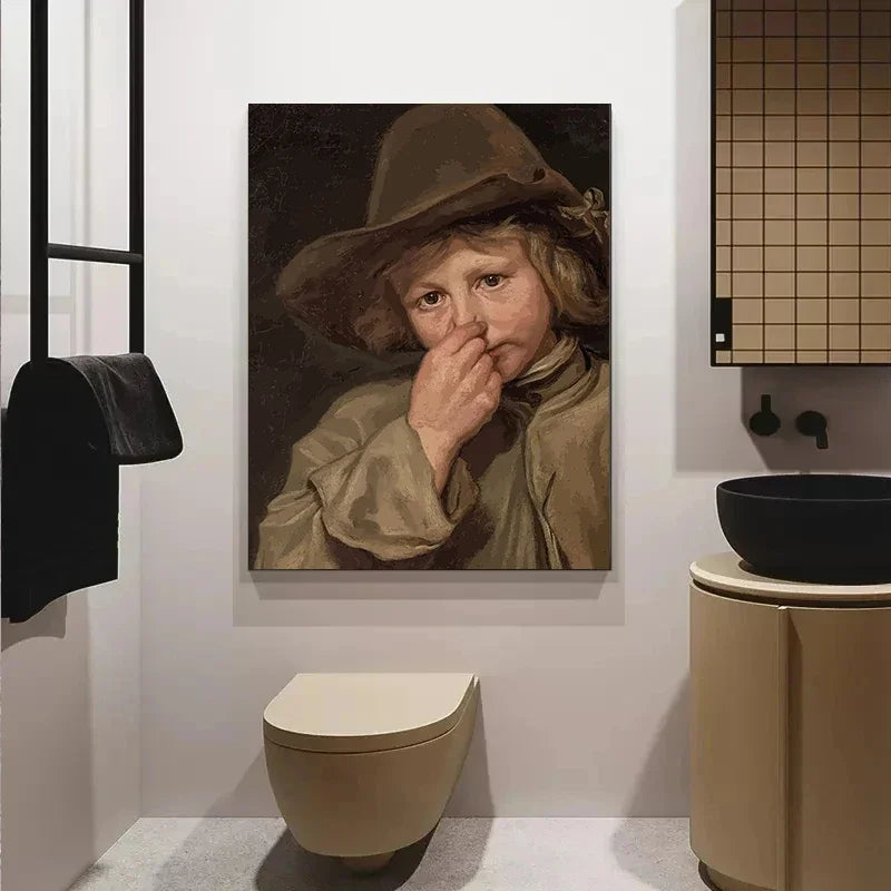 Mona - Toilet Poster Decor