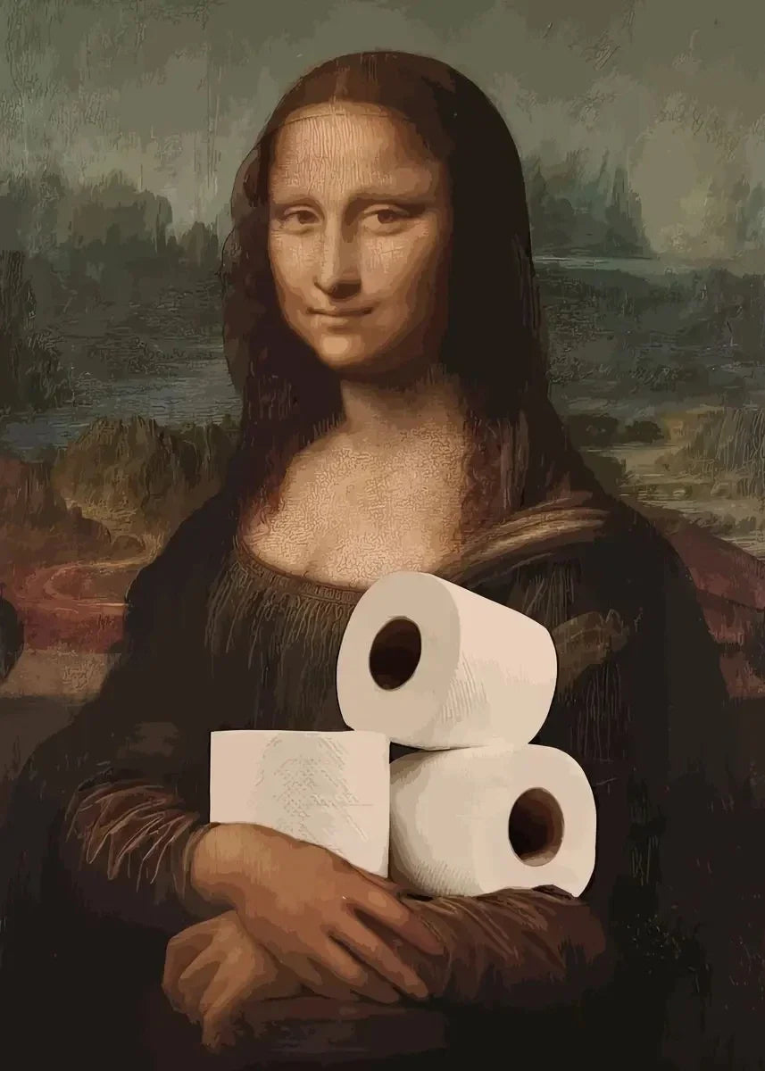 Mona - Toilet Poster Decor