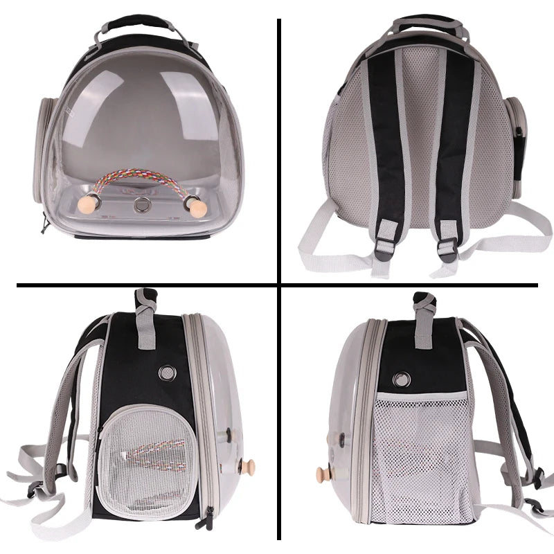 AviLux | Transparante Vogel Rugzak Met Zitstok