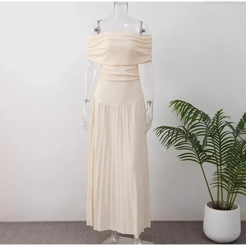 Eleanor -  Geplooide jurk