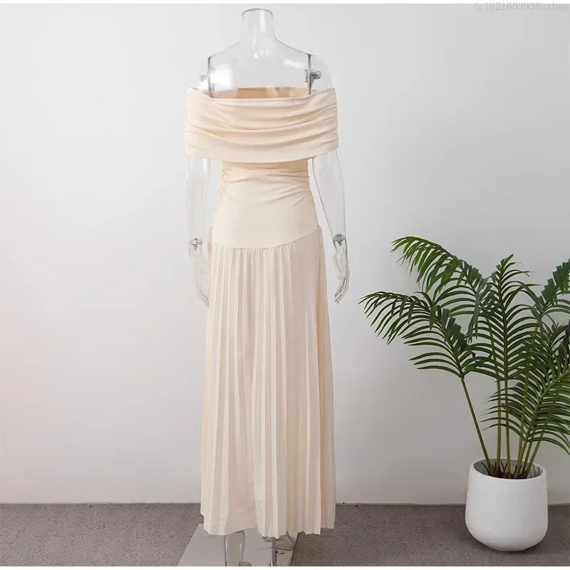 Eleanor -  Geplooide jurk