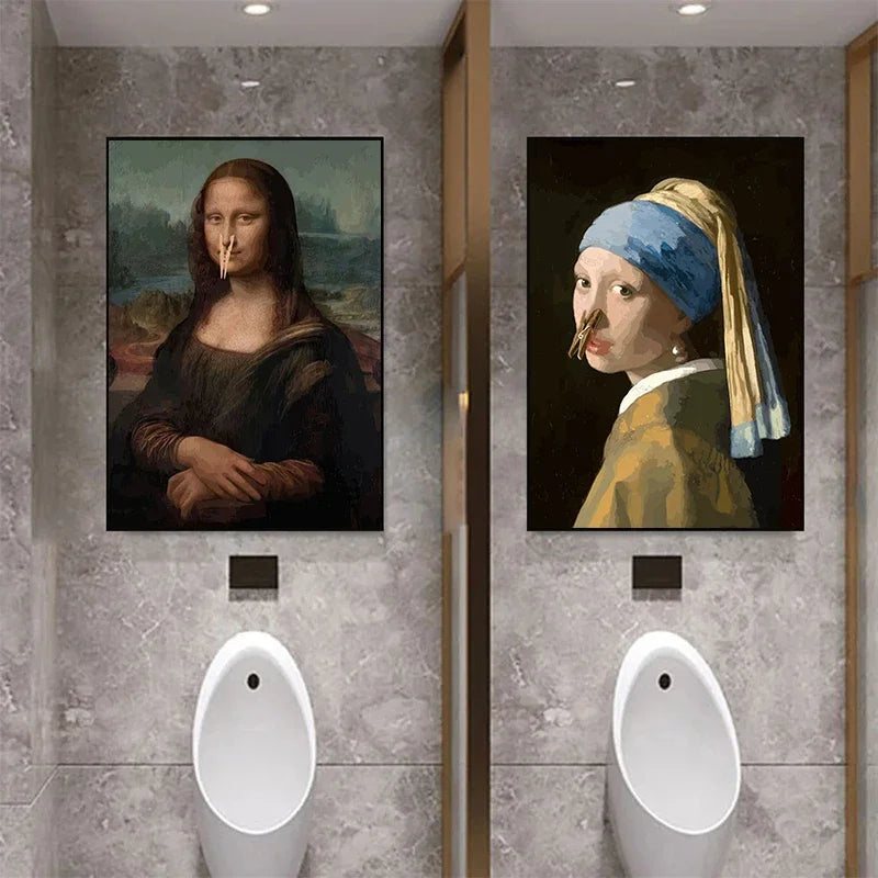 Mona - Toilet Poster Decor