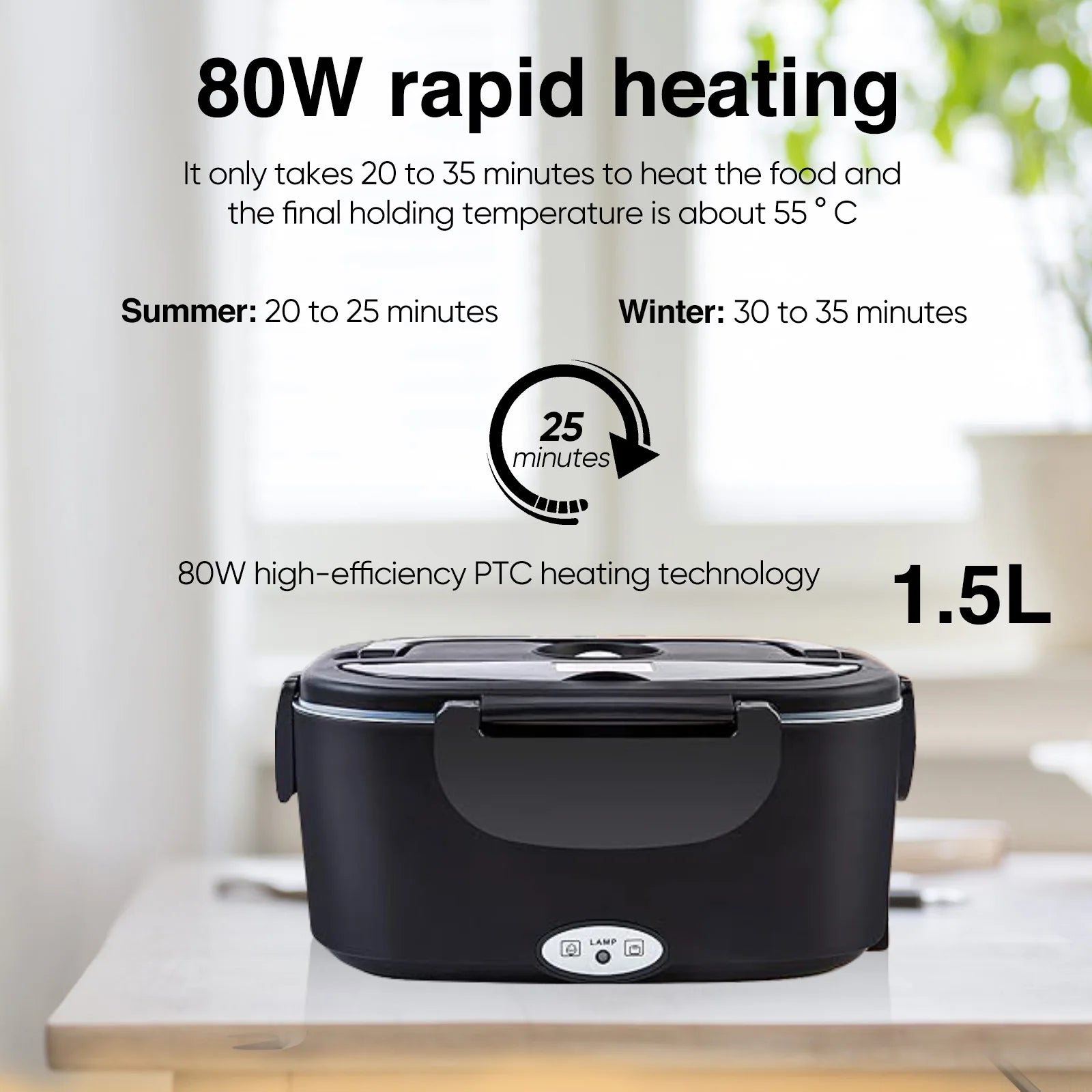 Andy | 2 in 1 elektrische draagbare lunchbox