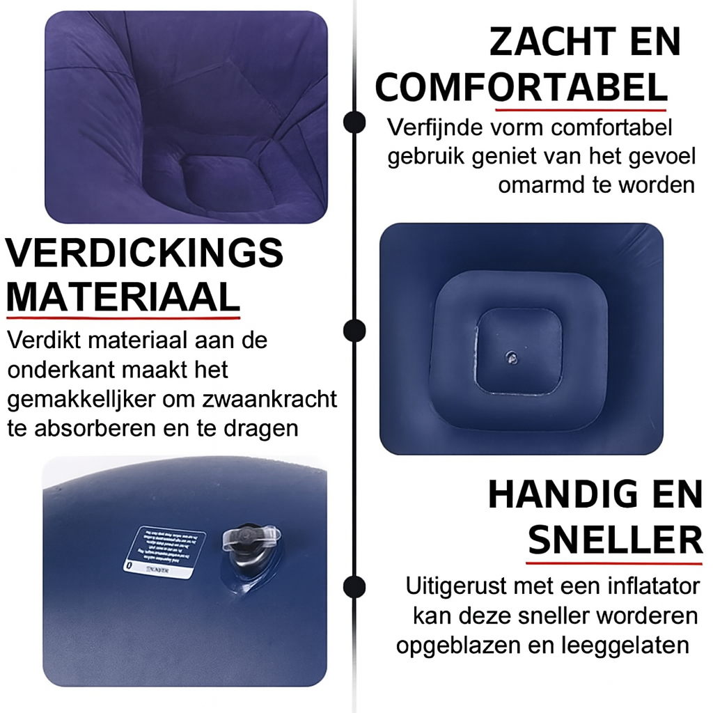 Lazi |Opblaasbare ligstoel Succes